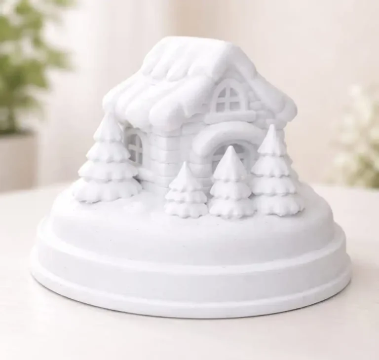 3d baskı minyatür ev.