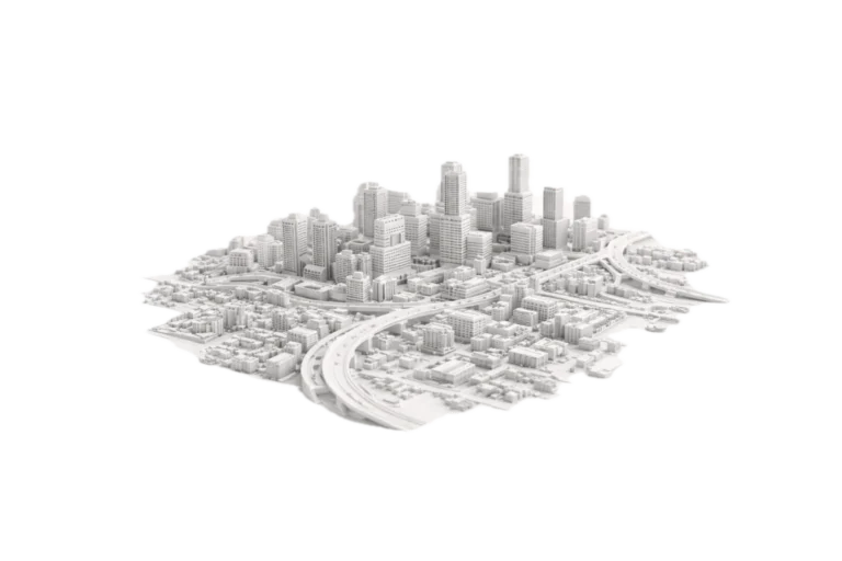 3d baskı şehir yapısı.